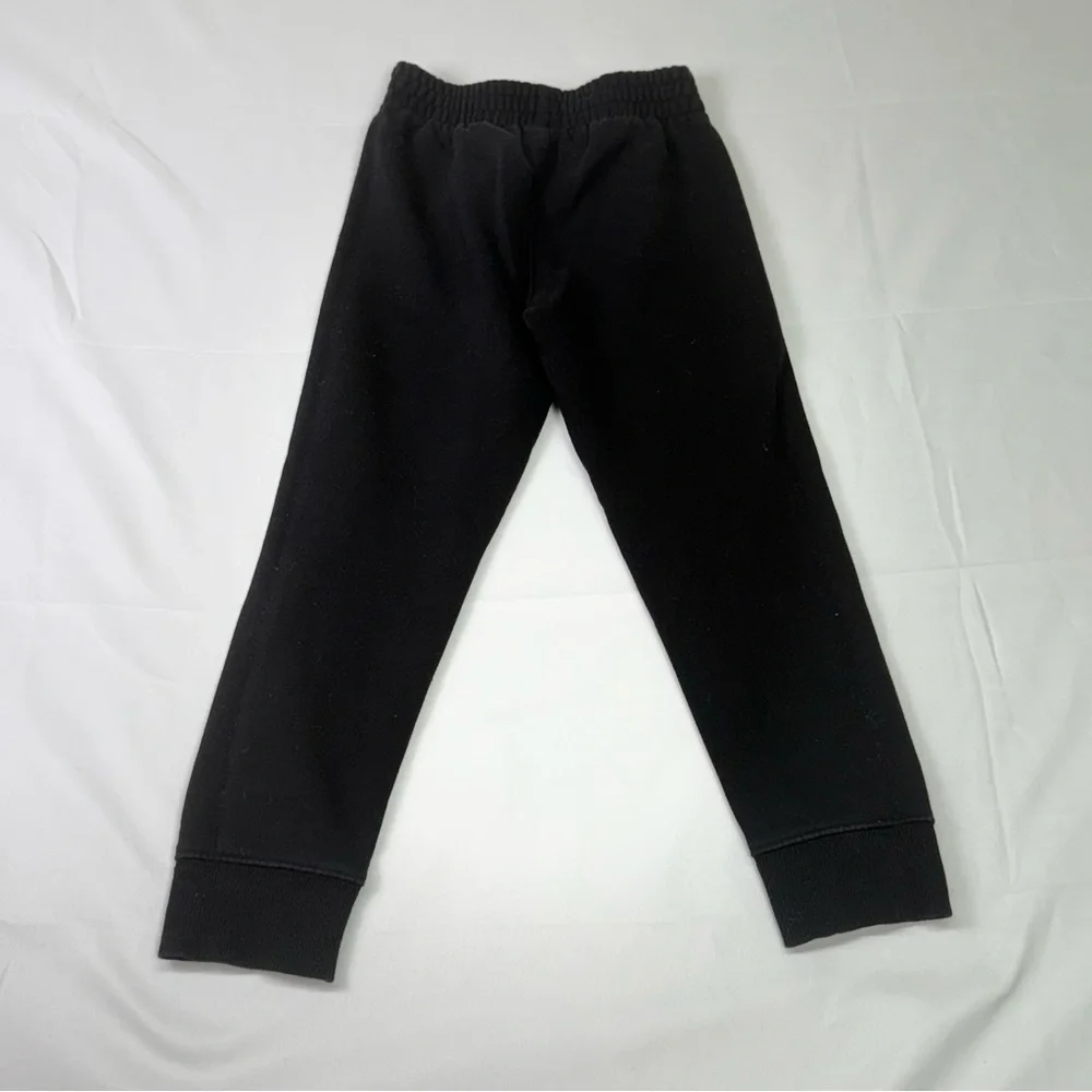 Hurley Kids Black Fleece Sweatpants with white Logo Boys Size 6 - Picture 2 of 6
